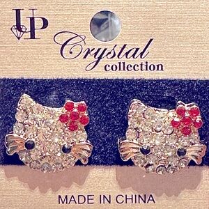 Hello Kitty Rhinestones Earrings